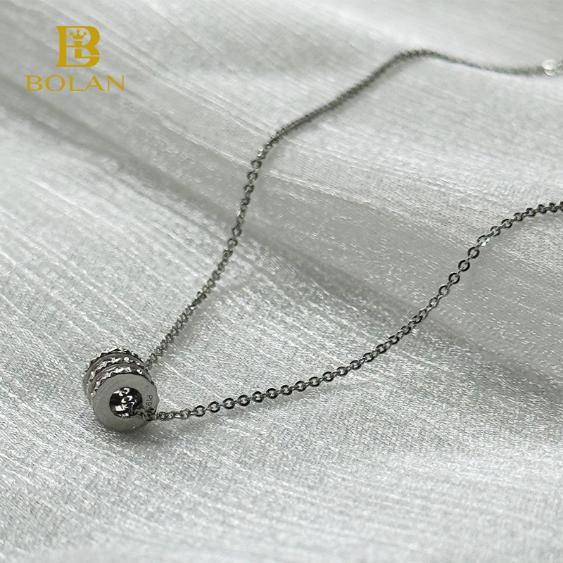 Platinum Cylindrical Copper Chain