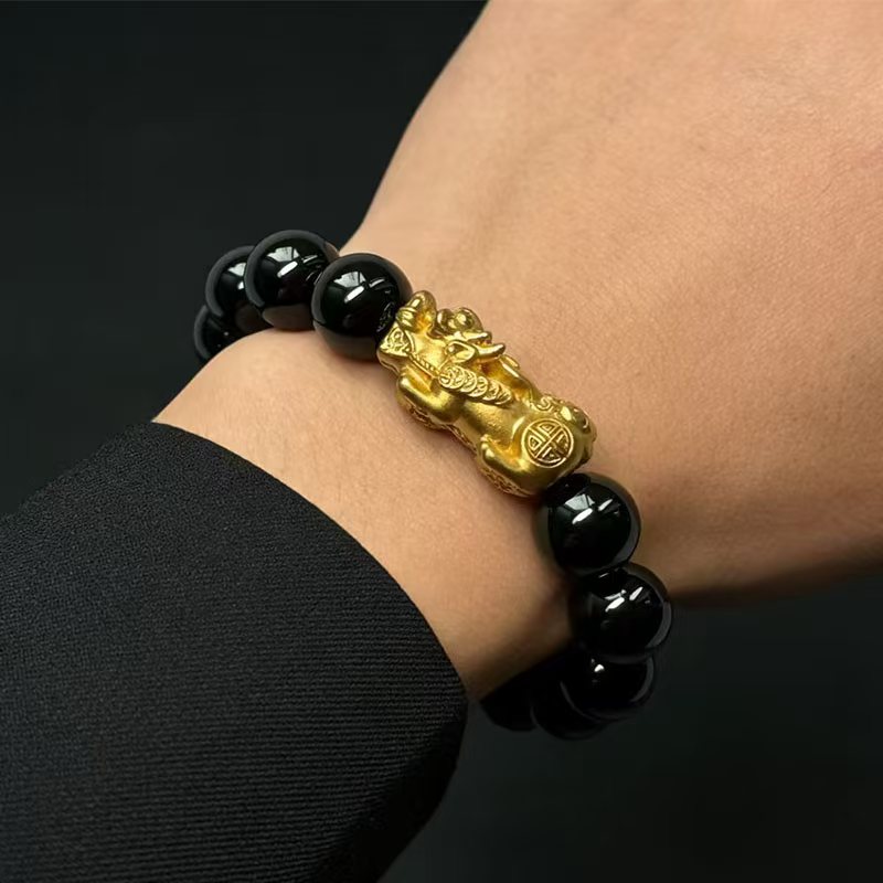 Gift Pixiu Gold Bracelet men